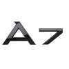 Sticker Auto Audi A7 Logo Tuning Exterior Protectie Solara Zgarieturi Apa Aplicare Usoara Instructiuni Incluse