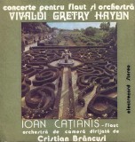 Disc vinil, LP. CONCERTE PENTRU FLAUT SI ORCHESTRA-VIVALDI, GRETRY, HAYDN-280826, Electrecord