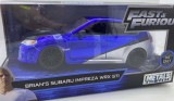 Macheta metal Fast and Furious Brian Subaru Impreza Wrx Sti 1/24