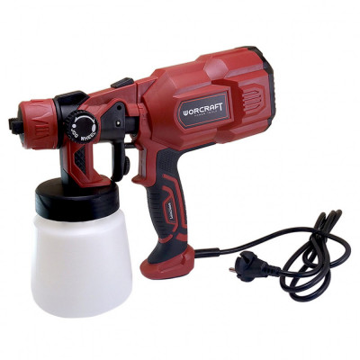 Pistol de vopsit electric, vas inferior, 550 W, 800 ml, 1.8 mm, Worcraft foto