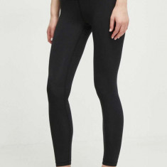 New Balance colanti femei, culoarea negru, neted