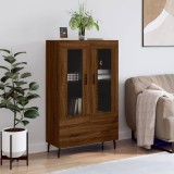 Cumpara ieftin Dulap &icirc;nalt, stejar maro, 69,5x31x115 cm, lemn prelucrat