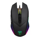 Mouse gaming T-Dagger Lieutenant, Iluminare RGB, Negru