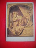 HOPCT 23322 CANTARETUL LA TROMPETA - WILLEM VAN MIERIS 1662-1747 --MUZEE RUSIA - CP PICTURA --NECIRCULATA