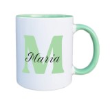 Cana maner verde personalizata prenume Maria, INOVATIX&reg;. 330ml