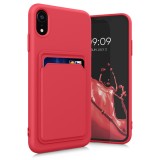 Husa pentru Apple iPhone XR, Silicon, Roz, 55116.09, kwmobile, Carcasa