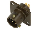 Conector circular tată 4 pini PT/451, 7,5A, 600V - AMPHENOL