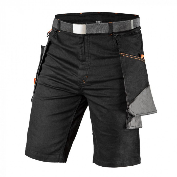 Pantaloni scurti cu buzunare detasabile HD SLIM nr.M/50 NEO TOOLS 81-278-M HardWork ToolsRange