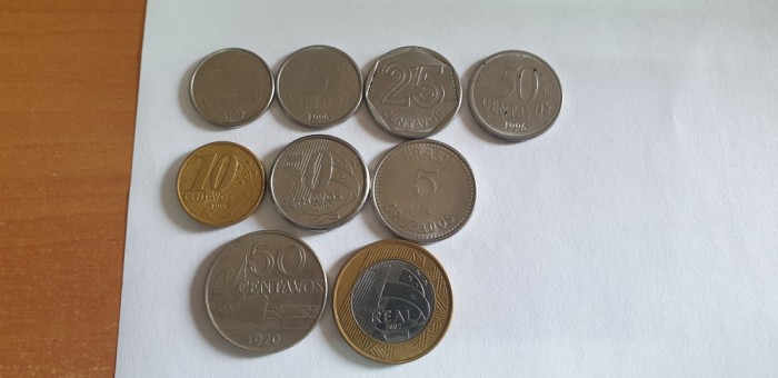 monede brazilia 9 buc.