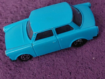 Masinuta metal veche,macheta veche metalica TRABANT,Made in China 7/3 cm-vezi fo foto