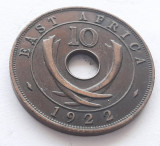 193. Moneda Africa de Est 10 cents 1922