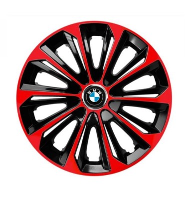 Set 4 capace roti Extra Strong Red R15 pentru gama auto BMW foto