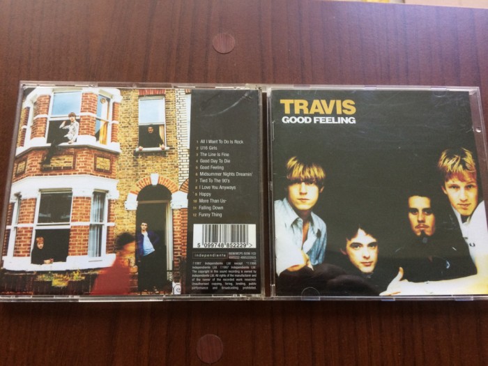 travis good feeling 2000 album cd disc muzica brit pop alternative indie rock