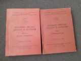 C DINESCU B SAVULESCU MATEMATIUCI SPECIALE AOLICATE IN ECONOMIE GRAFURI ALOCARE/METODE PROBABILISTE 2 COLUME