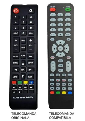 Telecomanda compatibila TV Legend EE-T32S07 cod ER 9482 /MFY 6121 /SYS 007F (482) foto