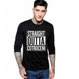 Bluza barbati neagra - Straight Outta Cotroceni - XL
