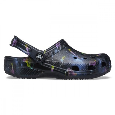 Saboți Crocs Classic Out of this World II Clog Negru - Black foto