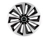 Set 4 capace roti Fox Gri-Negru R15 pentru gama auto Smart, Autohelix MSA