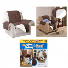 Husa de Protectie cu 2 Fete pentru Fotoliu Couch Coat foto