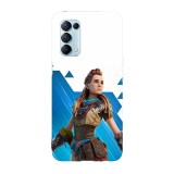 Husa compatibila cu Oppo A55, Viceversa, model Aloy x Fornite Horizon, Silicon, TPU, Transparent, Carcasa
