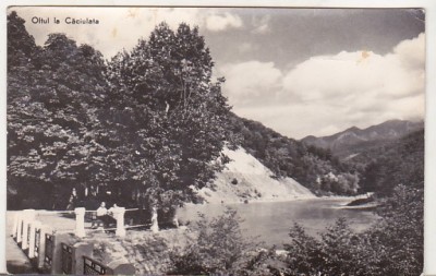 bnk cp Oltul la Caciulata - Vedere - uzata foto