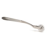 Accesoriu Pentru Stimulare Erotica One-Row Wartenberg Pinwheel, Argintiu