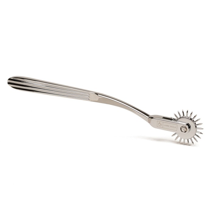 Accesoriu Pentru Stimulare Erotica One-Row Wartenberg Pinwheel, Argintiu