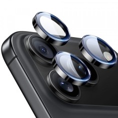Folie de protectie Camera Spate ESR Armorite pentru Apple iPhone 17 Pro Max / 17 Pro / 16 Pro Max / 16 Pro / 15 Pro Max, Sticla Securizata, Neagra