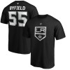 Los Angeles Kings tricou de bărbați Quinton Byfield #55 Authentic Stack Name &amp;amp; Number - M, Fanatics Branded
