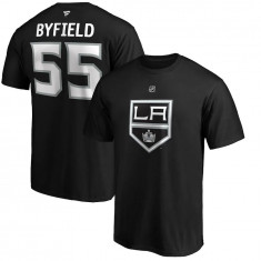Los Angeles Kings tricou de bărbați Quinton Byfield #55 Authentic Stack Name &amp; Number - M