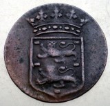 J.410 INDIILE OLANDEZE NETHERLANDS EAST INDIES WEST FRIESLAND VOC 1 DUIT 1746