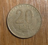 Cumpara ieftin 20 lei 1992, Rom&acirc;nia