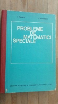 Probleme de matematici speciale- V.Rudner, C.Nicolescu foto