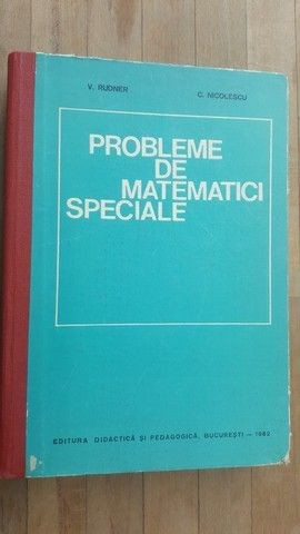 Probleme de matematici speciale- V.Rudner, C.Nicolescu