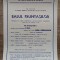 Afis de mici dimensiuni Balul Fruntasilor 1977
