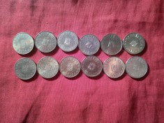 12 Monede 1 Ban 2005-2024 cal. Buna - AUNC - NC foto