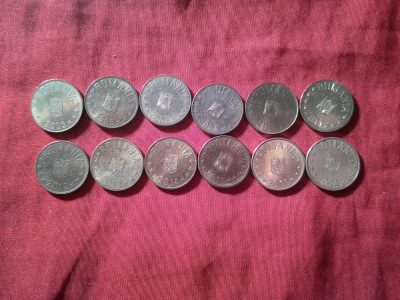 12 Monede 1 Ban 2005-2024 cal. Buna - AUNC - NC foto