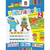 Invata sa desenezi pe patratele 2. Carte de colorat, Lizuka Educativ