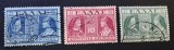 Grecia 1924&ndash;1926 - Set 3 Timbre Benefice &bdquo;Social Welfare / Regina Olga și Regina Sofia&rdquo; -CLN1
