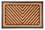 Covoras de intrare MagicHome Arrows 40x60 cm, cocos si baza antiderapanta