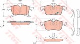 Set placute frana,frana disc OPEL CORSA C (F08, F68) (2000 - 2009) TRW GDB1668