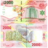 Statele Central Africane 2 000 Franci 2020-22 Hibrid Polimer P-W702 UNC