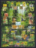 Georgia-Abhazia - FAUNA si Flora - Bloc XL - MNH