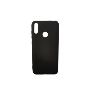 Husa silicon soft-touch compatibila cu Huawei Y6 2019 Negru foto