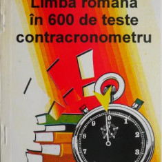 Limba romana in 600 de teste contracronometru – Silviu Constantinescu