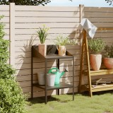 Cumpara ieftin Suport de plante, antracit, 56,5x54,5x100 cm, oțel galvanizat
