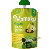 Piure de Pere, Prune si Coacaze 4+ Luni Ecologic/Bio 100g