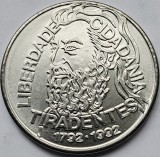 5000 Cruzeiros 1992 Brazilia, 200th anniversary of Tiradentes&#039; death, km#625