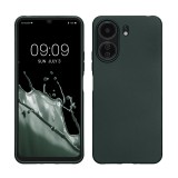 Husa Kwmobile pentru Xiaomi Poco C65/Redmi 13C, Verde inchis, Silicon, KWM000020KO002C, Carcasa