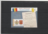 ROMANIA 2020 LP 2282 ROMANIA - SFANTUL SCAUN 100 ANI DE RELATII DIPLOMATICE COLITA MNH NESTAMPILATA
